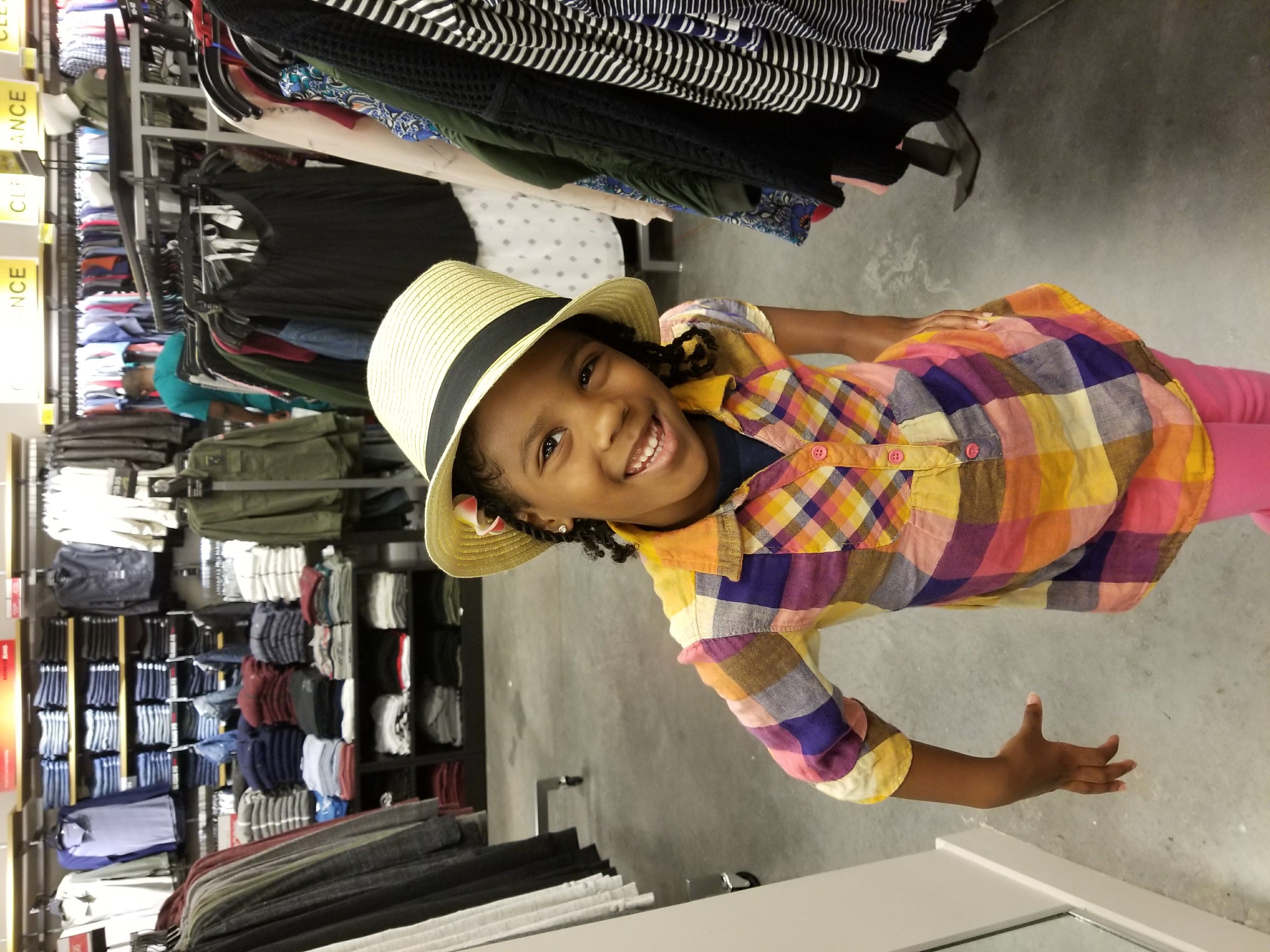 Girl in a hat